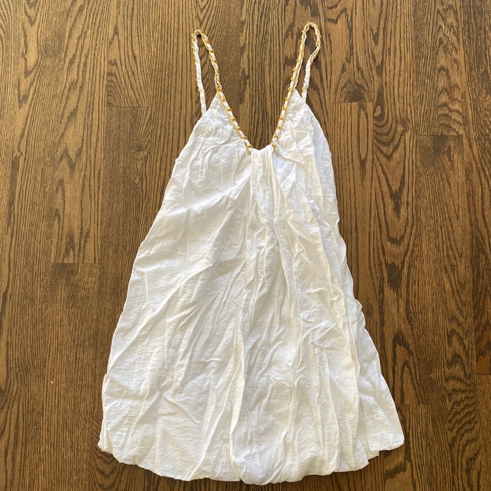 Sundress with Gold Chain Straps